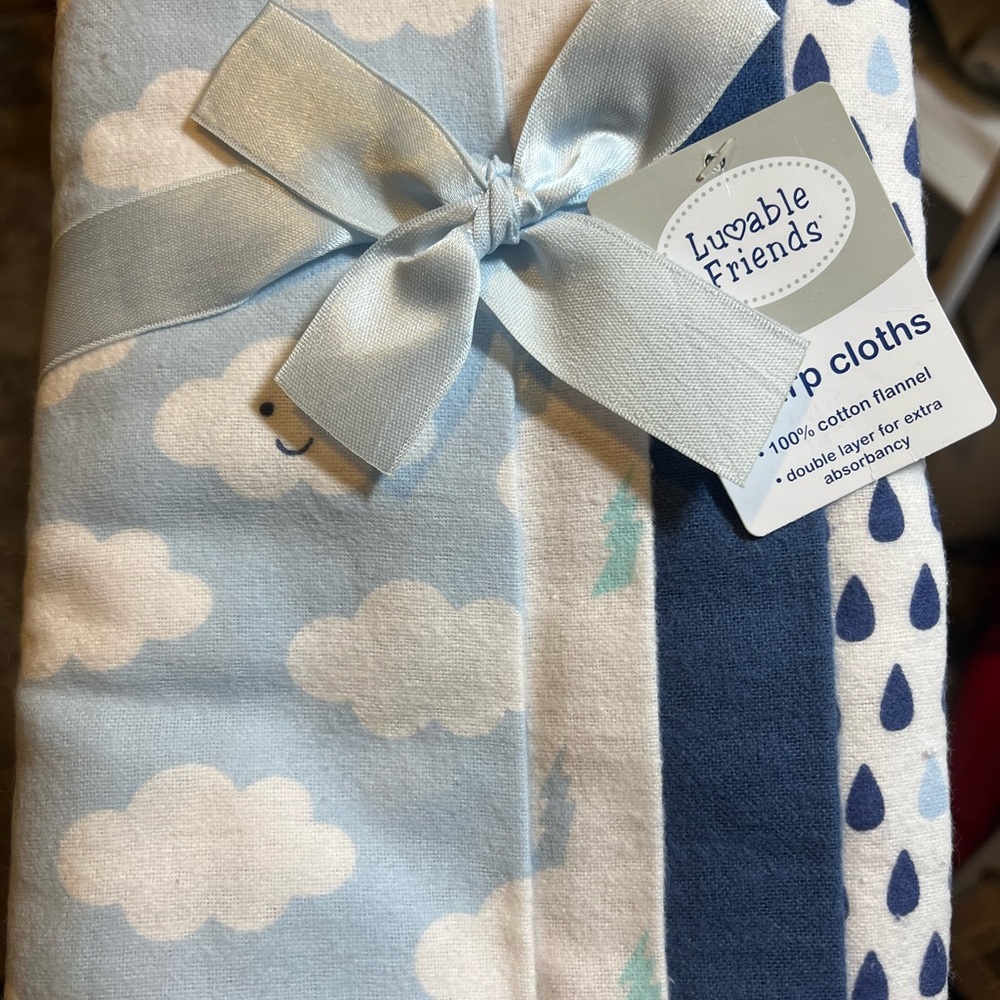 NWT burp cloths
